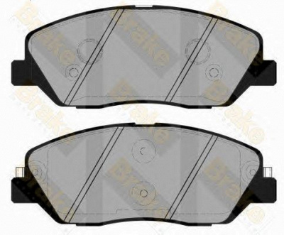 BRAKE ENGINEERING pa1770 -  Комплект тормозных колодок, дисковый тормоз